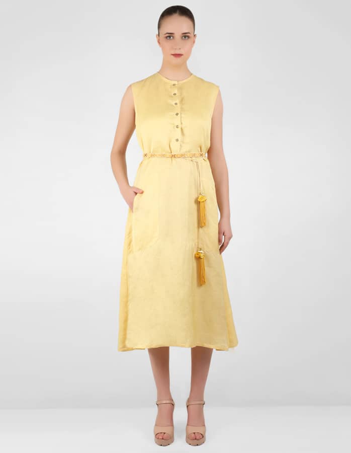 Multi directional stripe floral jacket - Yellow