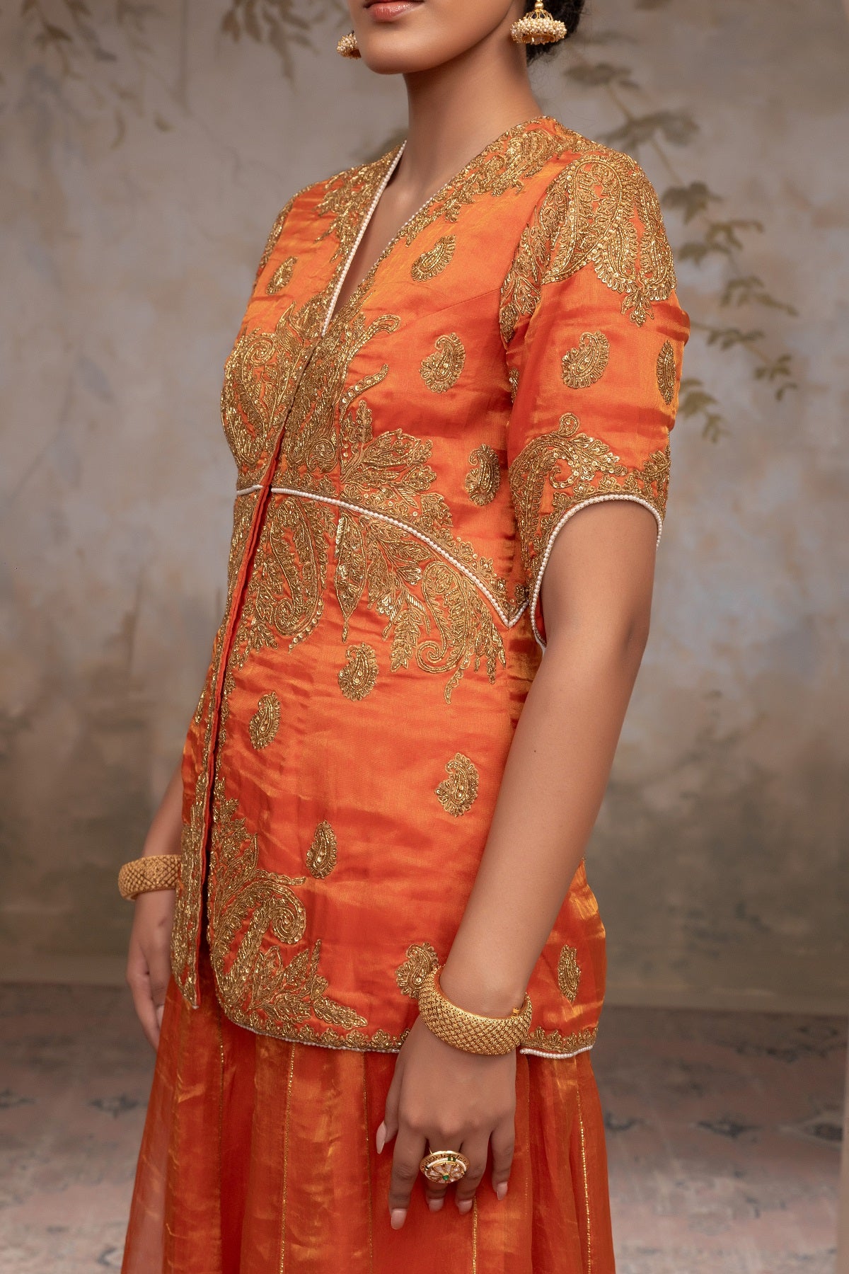 Silk tissue jacket set