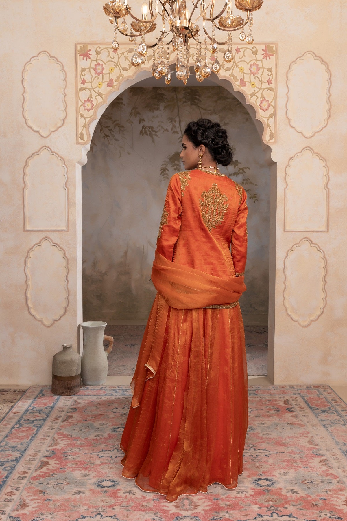 Silk tissue jacket set