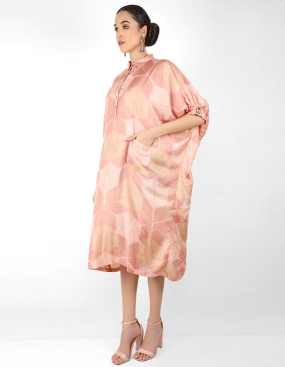 Kaleidoscopic Kaftan shirt - Beige