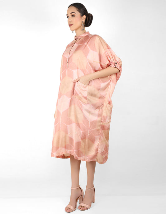 Kaleidoscopic Kaftan shirt - Beige