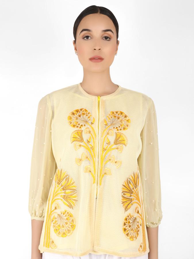 Summer Geo-Net Jacket - Yellow