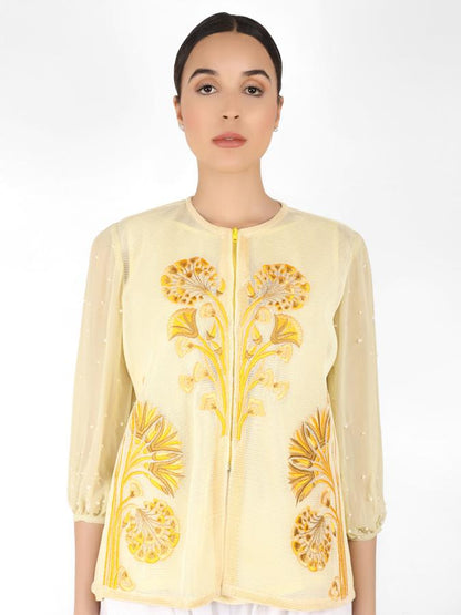 Summer Geo-Net Jacket - Yellow