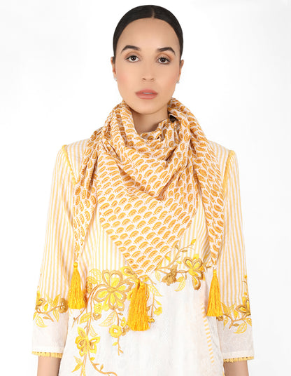 The Floralipe Tunic Dress - Yellow