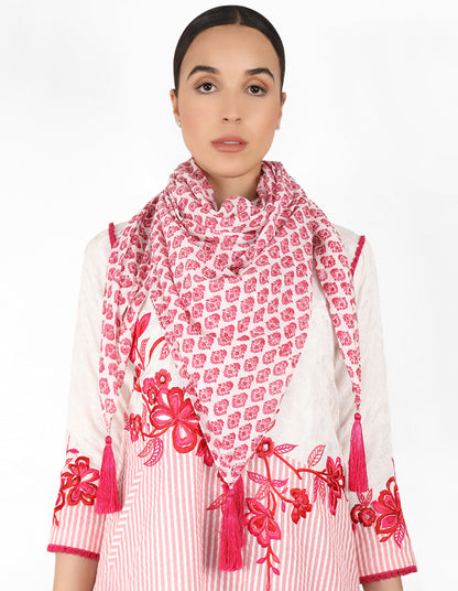 The Floralipe Tunic Dress - Pink