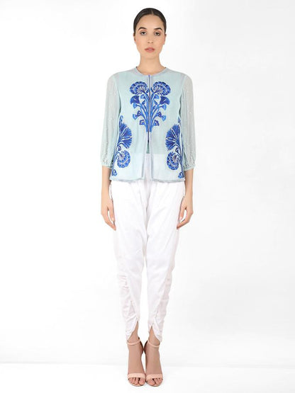 Summer Geo-Net Jacket - Blue