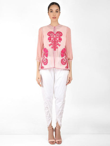 Summer Geo-Net Jacket - Rose Gold