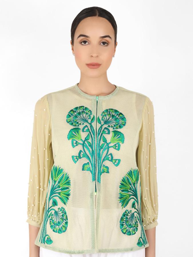Summer Geo-Net Jacket - Green