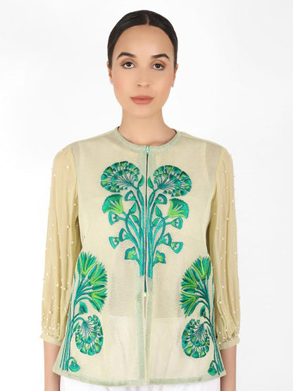 Summer Geo-Net Jacket - Green